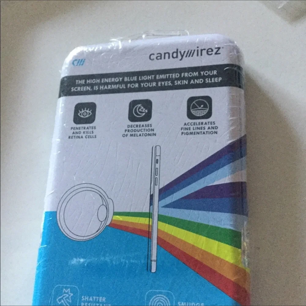 CANDYWIREZ BLUE LIGHT BLOCK SCREEN IPHONE XS MAX NWT